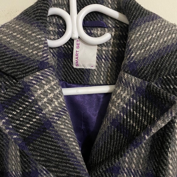 Vintage Y2K purple/grey coat - Picture 5 of 9